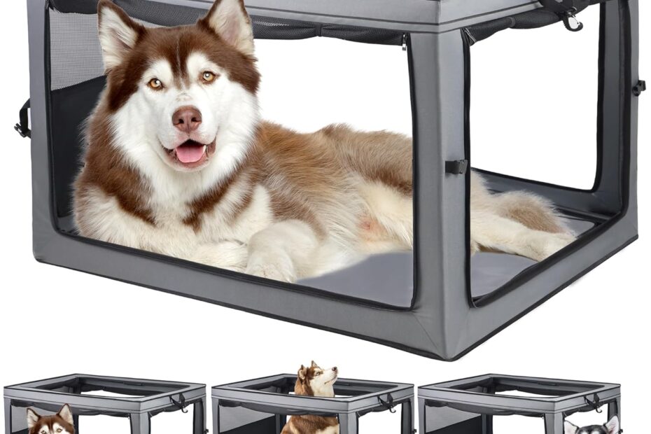 The Ultimate Foldable Pet Crate: Perfect for Travel and Home!