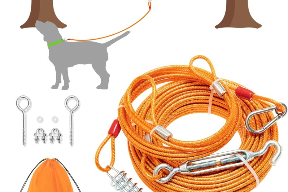 The Ultimate Guide to the 100FT Heavy Duty Dog Tie Out Cable: Durability for Training and Outdoor Adventures!
