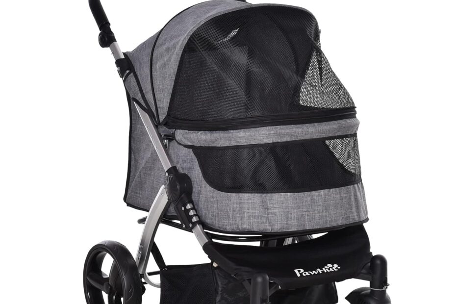 The Ultimate On-the-Go Solution: PawHut Foldable Pet Stroller Review