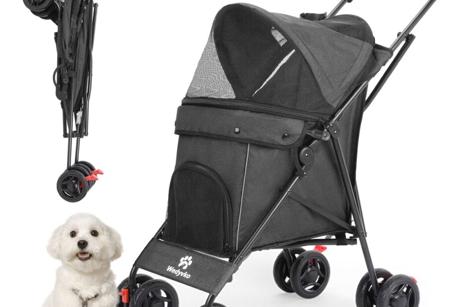 The Ultimate Pet Stroller: Lightweight Comfort for Your Furry Friends