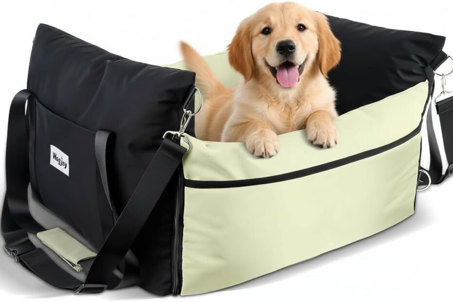 Top-Selling Dog Car Seat Booster: Perfect Travel Bed for Small Dogs!