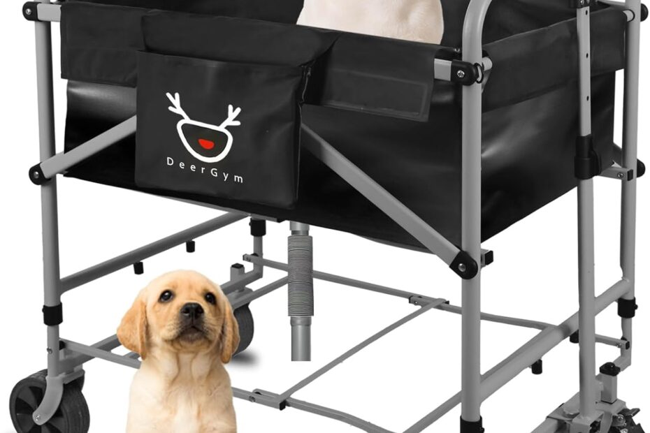 Transform Your Pet Care Routine: The Ultimate 2-in-1 Dog Bathtub & Stroller!