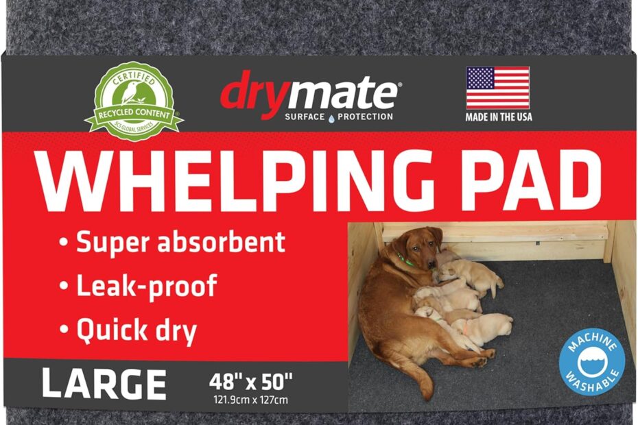 Transform Your Puppy Training: Review of the Drymate Whelping Box Liner Mat!