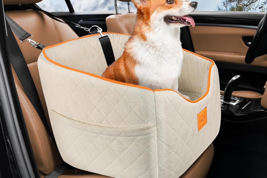 Travel in Comfort: The Ultimate Booster Seat for Small Dogs!
