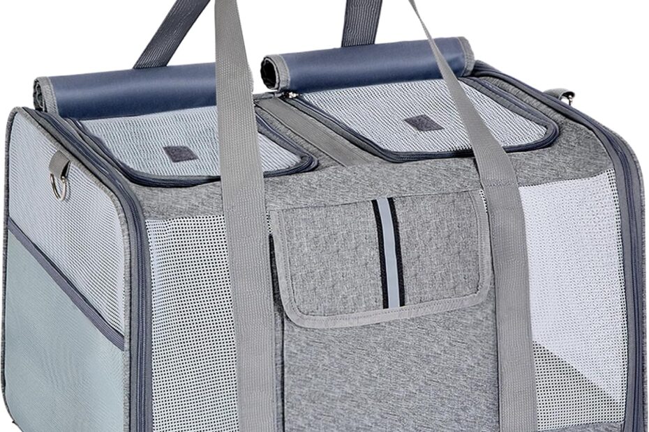 Travel in Style: The Ultimate Cat Carrier for Your Feline Duo!