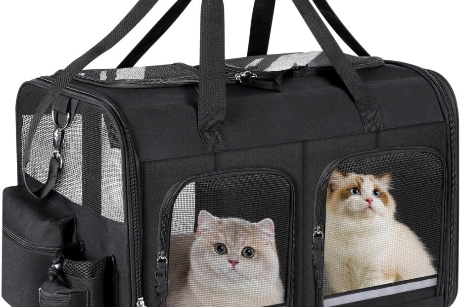 Travel in Style: The Ultimate Double Cat Carrier for Adventure-Loving Pet Owners!