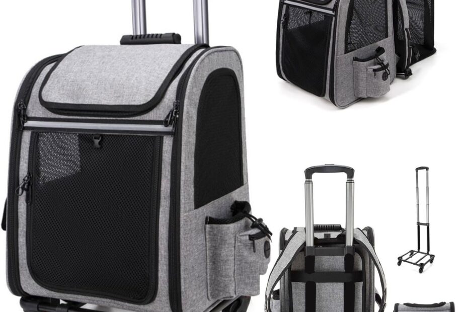 Travel in Style: The Ultimate Pet Backpack Carrier with Wheels for Jet-Setting Pets