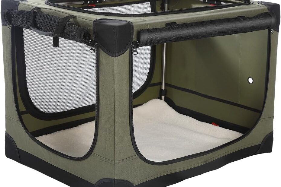 Travel Made Easy: 30-Inch Collapsible Dog Crate for Adventure-Ready Pets