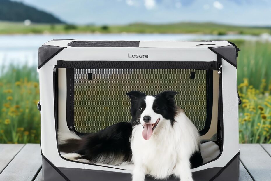 Travel Made Easy: Review of the Lesure Collapsible Dog Crate for Large Dogs