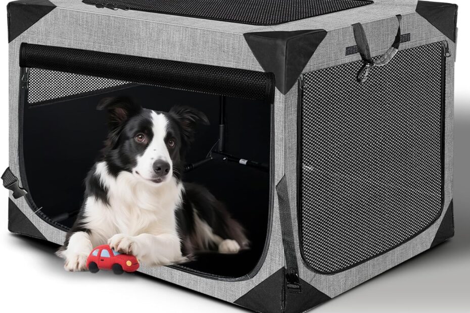 Travel-Friendly Dog Crate: The Ultimate Portable Kennel for Medium Dogs