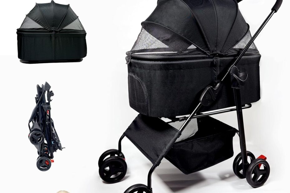 Ultimate 3-in-1 Pet Stroller: Travel with Ease and Style!