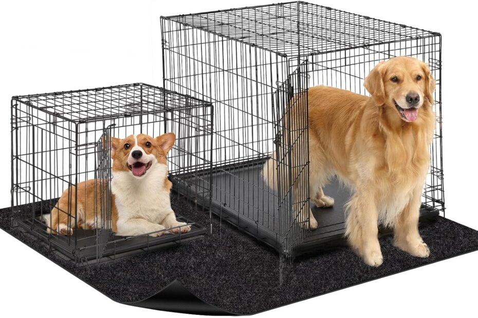 Ultimate Comfort: Extra Large Waterproof Dog Crate Mat for Happy Puppies