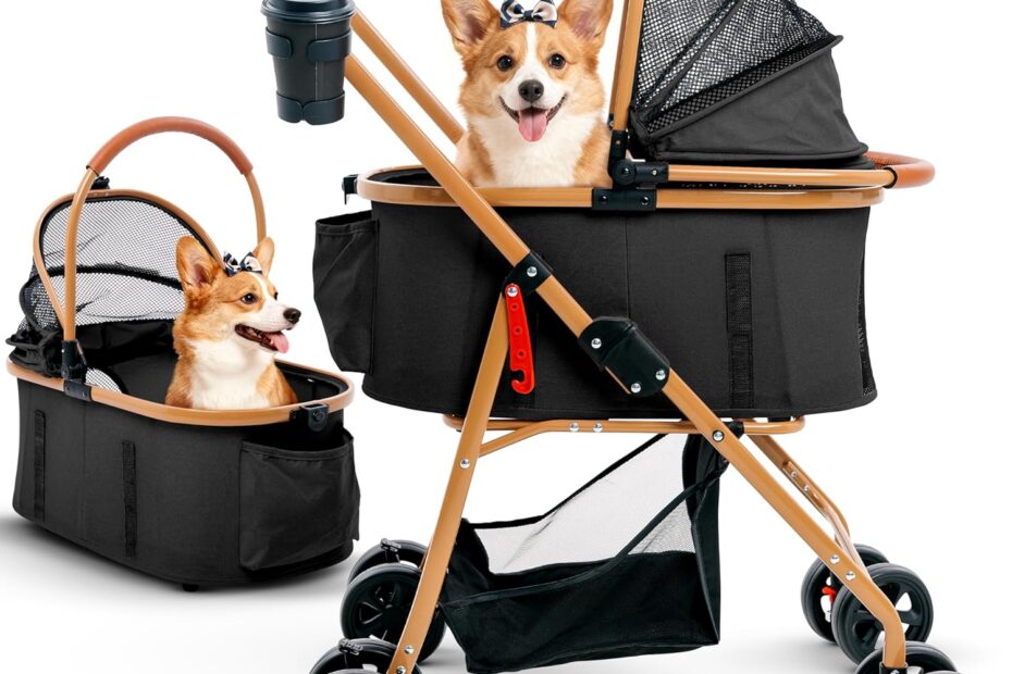 Ultimate Comfort: Review of the 2-in-1 Pet Stroller for Your Furry Friends