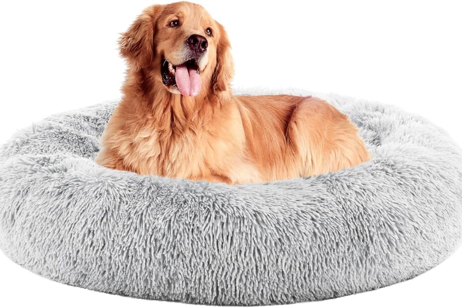 Ultimate Comfort: Review of the DUMOS Calming Donut Dog Bed for Large Pets