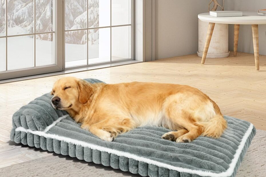 Ultimate Comfort: Review of the Extra Large Deluxe Plush Dog Bed for Happy Pups