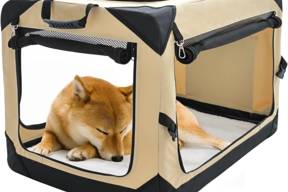Ultimate Comfort: Review of the Pettycare 30" Collapsible Dog Crate for Medium Dogs