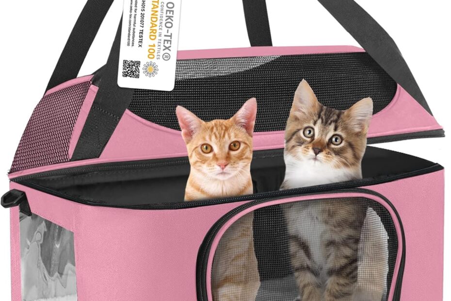 Ultimate Comfort: Review of the Pink Soft-Sided Pet Carrier Backpack for Cats and Small Dogs
