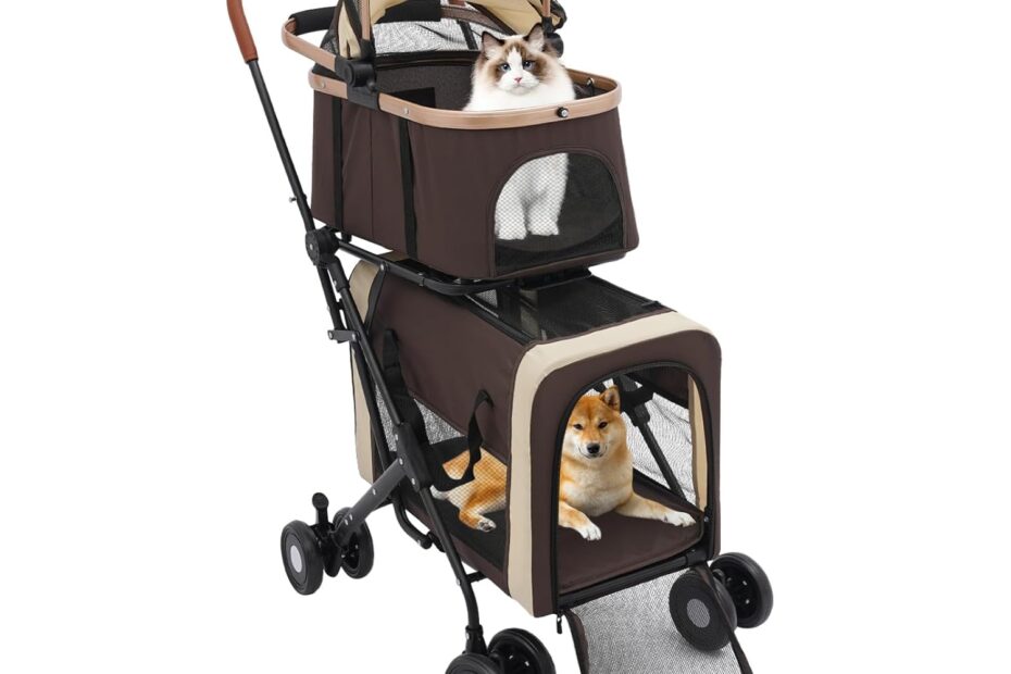 Ultimate Comfort: The 2-in-1 Tandem Pet Stroller Review for Happy Pups & Kittens!