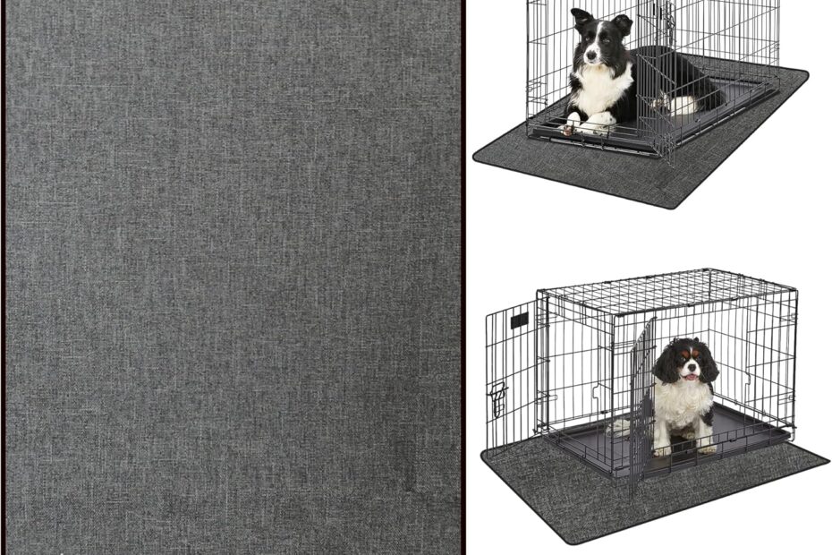Ultimate Comfort: The Dog Crate Mat Liner That Safeguards Your Floors!