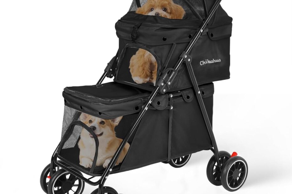 Ultimate Comfort: The Double Pet Stroller for Your Furry Friends