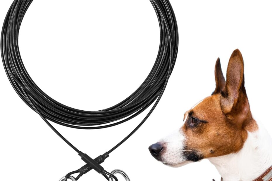 Ultimate Freedom: Review of the 50ft Dog Tie Out Cable for Small Dogs!