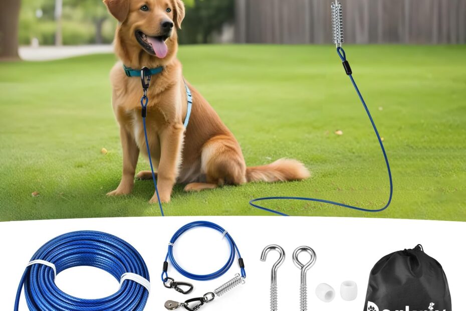 Ultimate Freedom: Review of the Heavy Duty 75FT Dog Runner for Your Yard