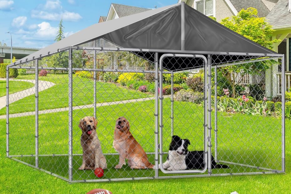Ultimate Outdoor Comfort: The 10x10FT Heavy Duty Dog Kennel Review