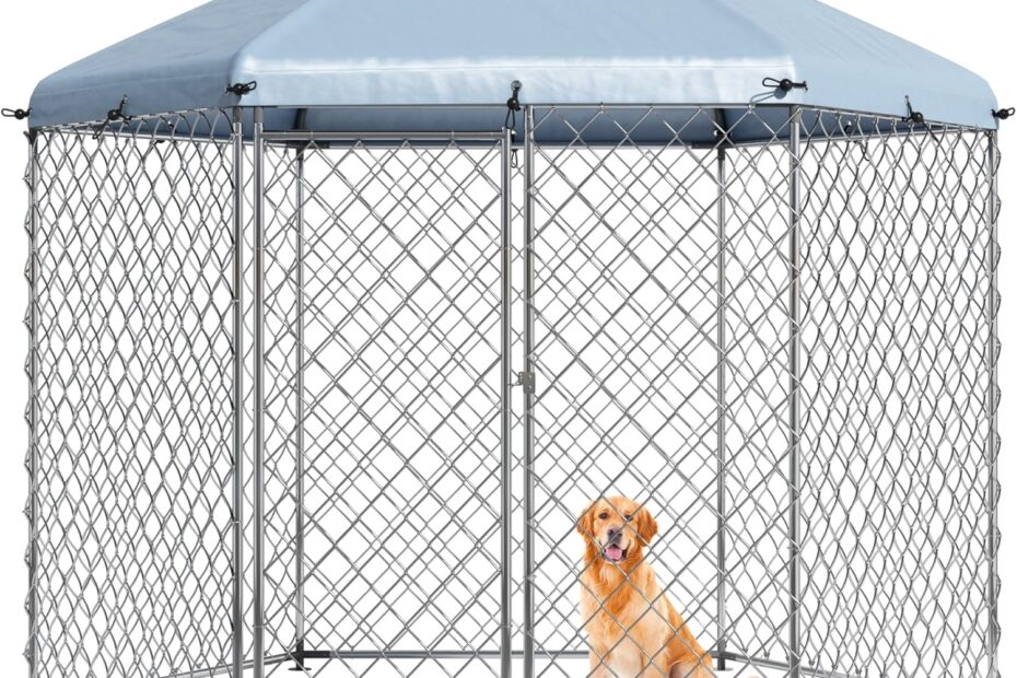 Ultimate Outdoor Dog Kennel: Review of the Heavy Duty Metal Pen for Large Dogs