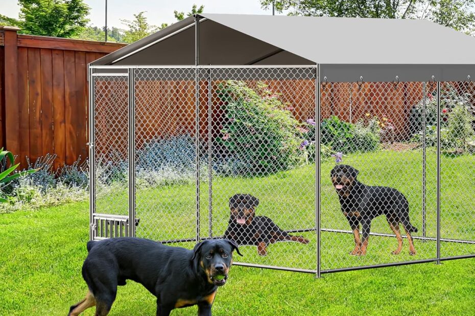 Ultimate Outdoor Dog Kennel Review: Secure & Spacious 10x10 Ft Enclosure!