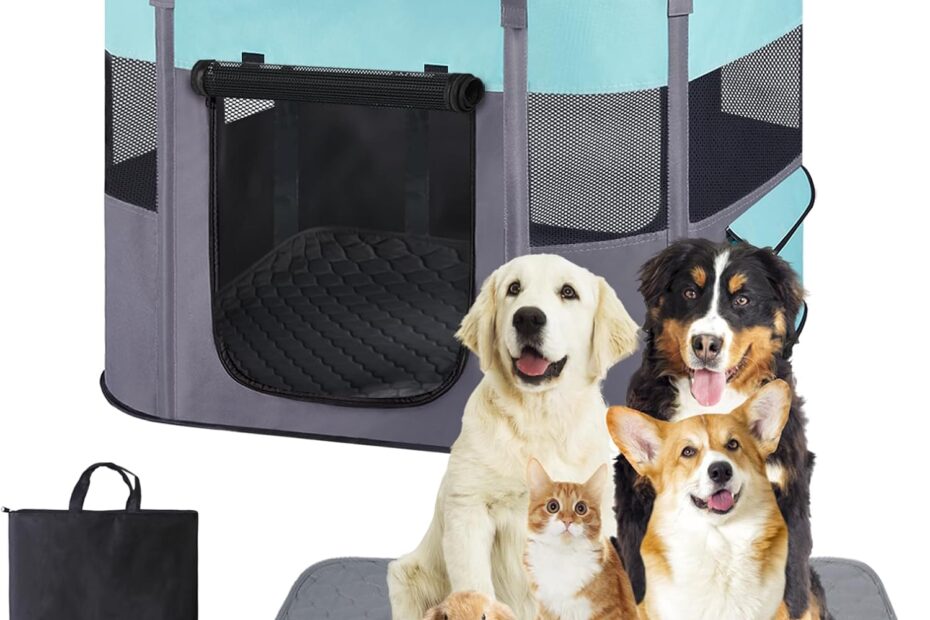 Ultimate Review: Portable Dog & Cat Playpen for Travel and Camping!