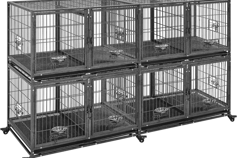 Ultimate Review: Yaheetech 42'' Stackable Dog Crate - The Perfect Home for Your Large Pup!