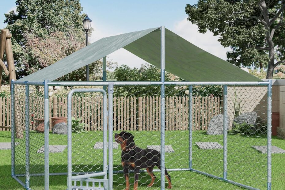 Ultimate Safety & Comfort: Review of the 7.5×7.5×5.3 FT Outdoor Dog Kennel
