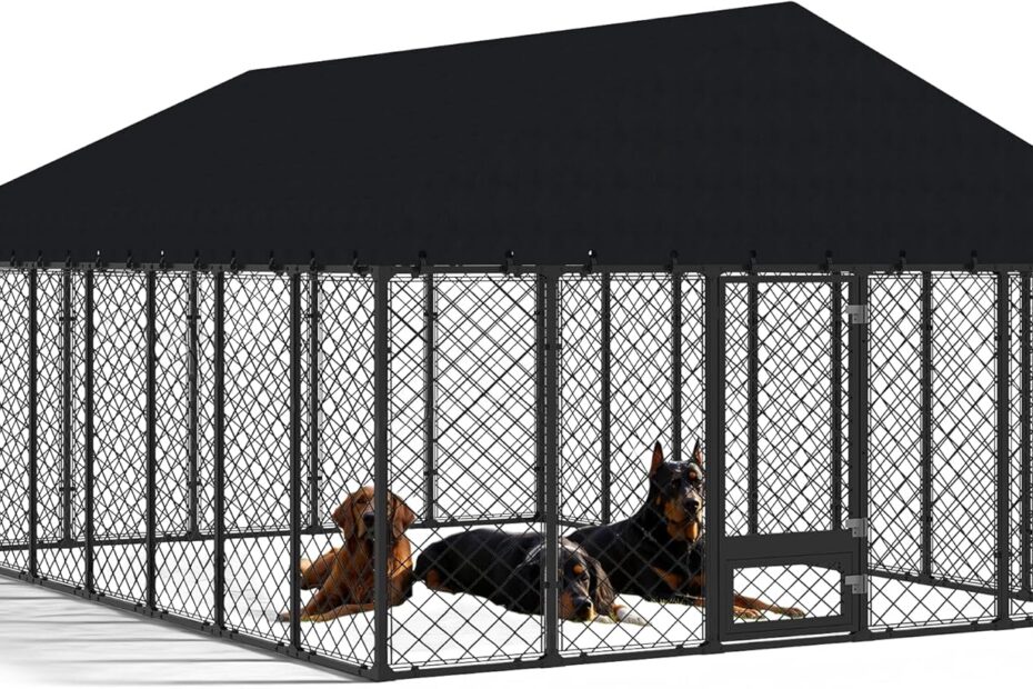 Ultimate Security for Your Pooch: Review of the 10x14FT Heavy Duty Outdoor Dog Kennel