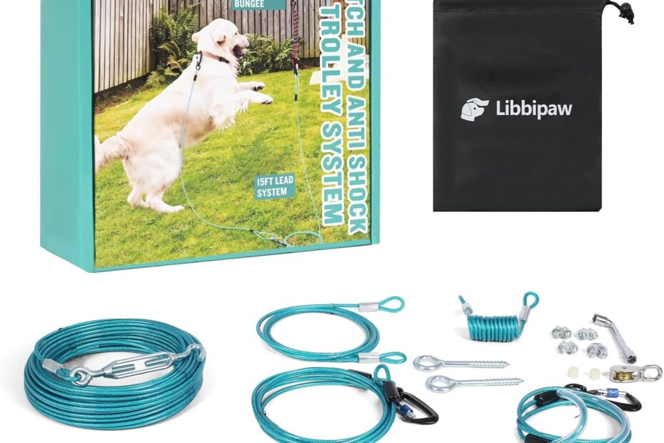 Unleash Adventure: Review of the Tangle-Free Dog Trolley System for Large Dogs