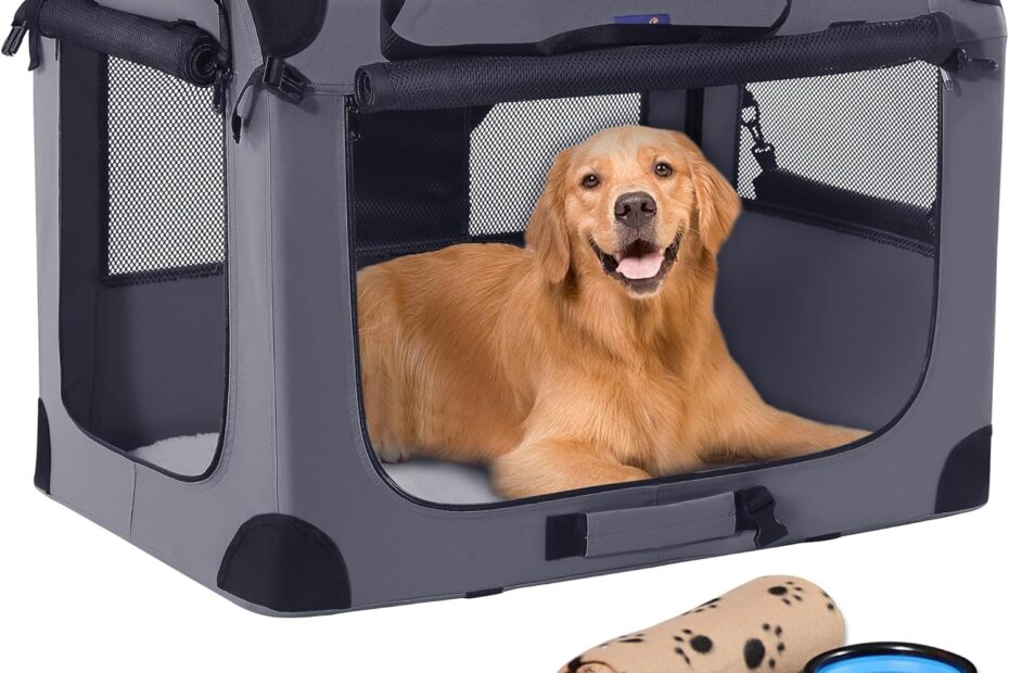 Unleash Comfort: The Ultimate Review of the Petprsco 40 Inch Collapsible Dog Crate