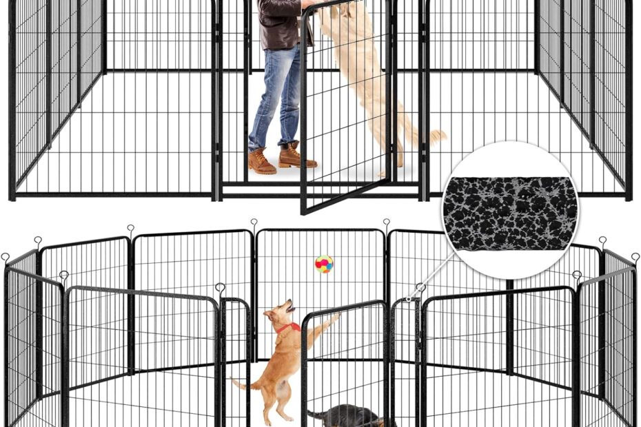 Unleash Freedom: Review of the Extra Wide 12-Piece Heavy Duty Dog Playpen