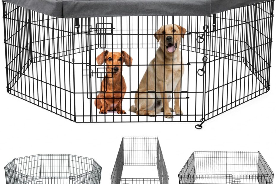 Unleash Fun: PETIME 8-Panel Foldable Dog Playpen Review