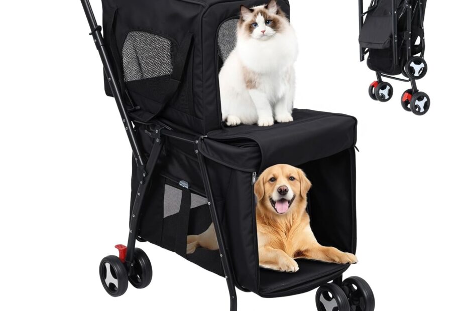 Wheel Your Furry Friends in Style: The Ultimate Double Pet Stroller Review