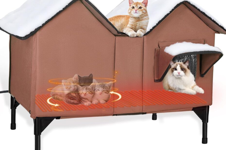 Cozy and Warm: The Ultimate Heated Outdoor Cat House for Winter Comfort