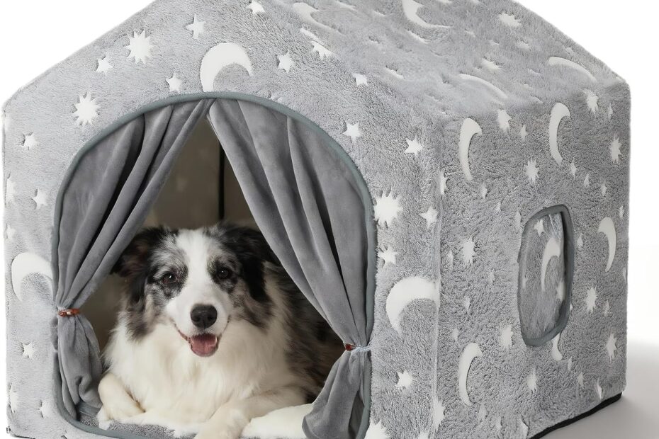 Cozy Up Your Pooch: Review of the Night-Luminous Star Dog Tent!