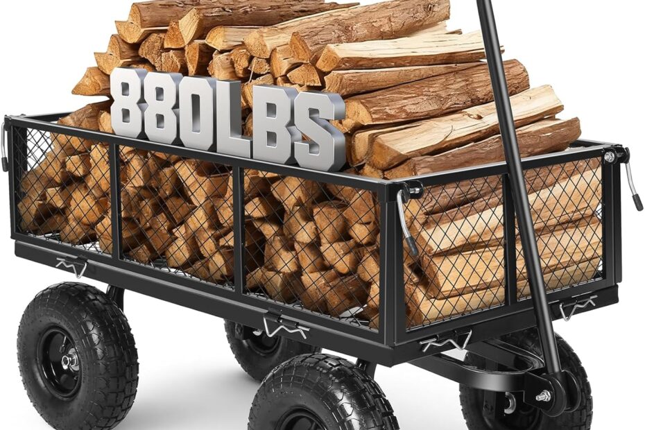 Discover the Homdox 880LB Heavy Duty Garden Cart: Your Ultimate Outdoor Companion!