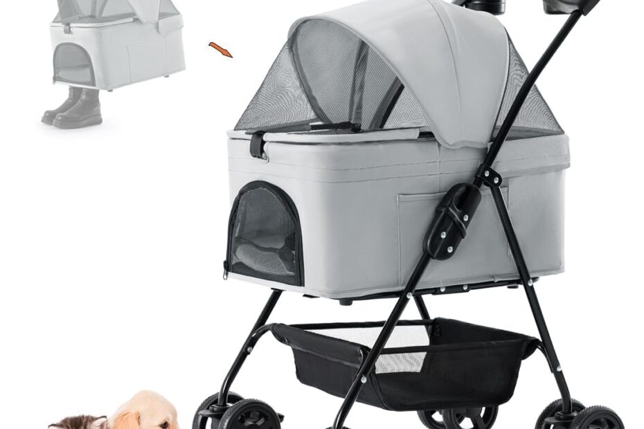 Discover the Ultimate 3-in-1 Pet Stroller: Comfort, Convenience, and Style!