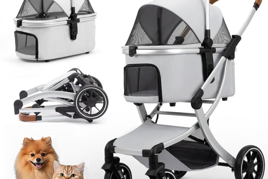Discover the Ultimate 3-in-1 Pet Stroller: Comfort & Convenience for Your Furry Friend!