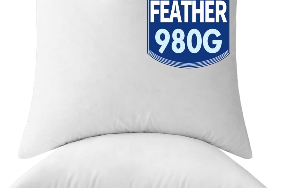 Elevate Your Comfort: MIULEE 20x20 Goose Feather Down Pillow Review