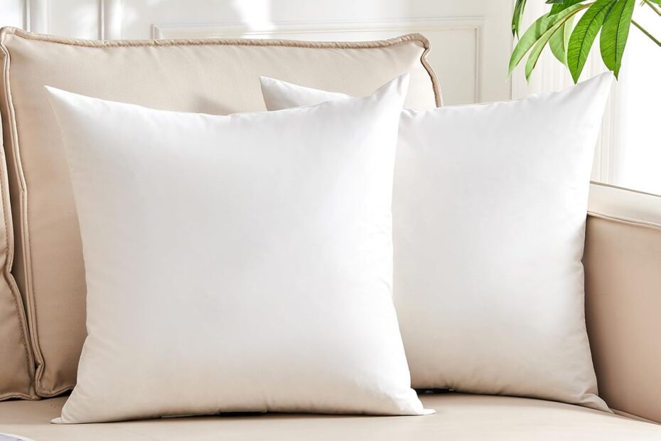 Elevate Your Decor: Top Reviews on Organic Feather Down Throw Pillow Inserts