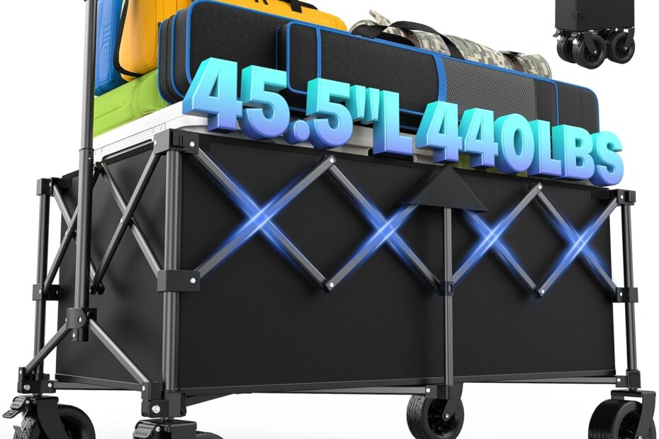 Explore the Outdoors: The Ultimate Kitsure Collapsible Wagon Review