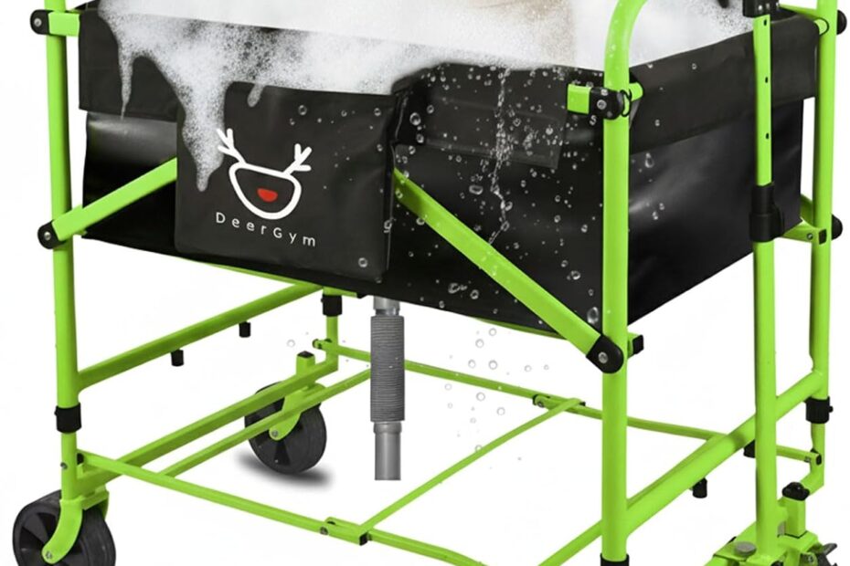 Pamper Your Pets: The Ultimate 2-in-1 Dog Bathtub and Stroller!