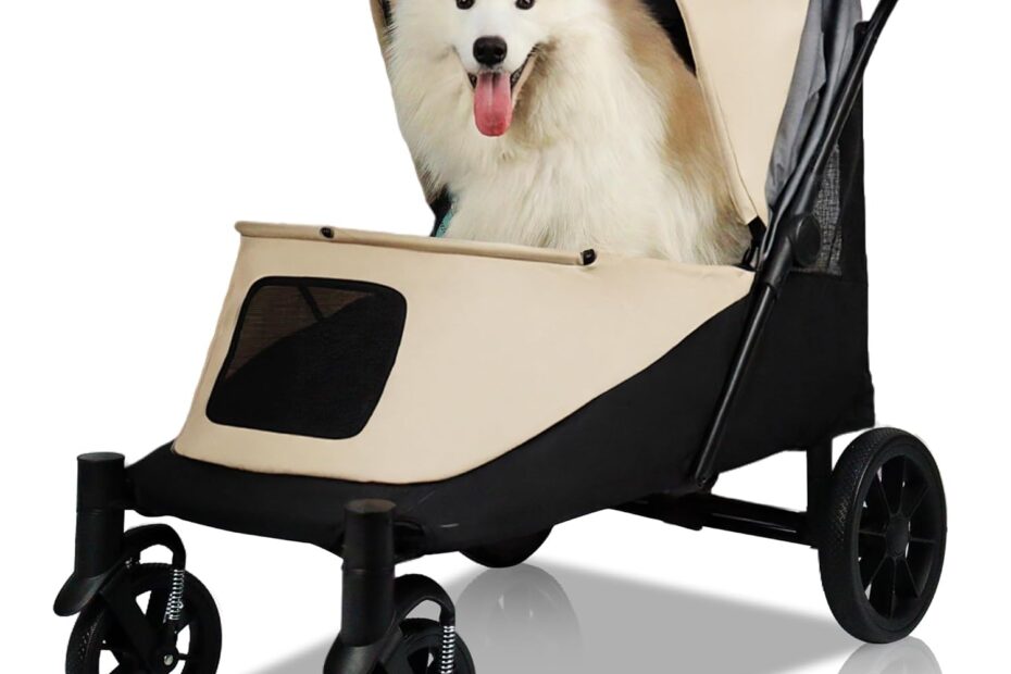 Rev Up Your Walks: The Ultimate Dog Stroller for Medium to Large Dogs!