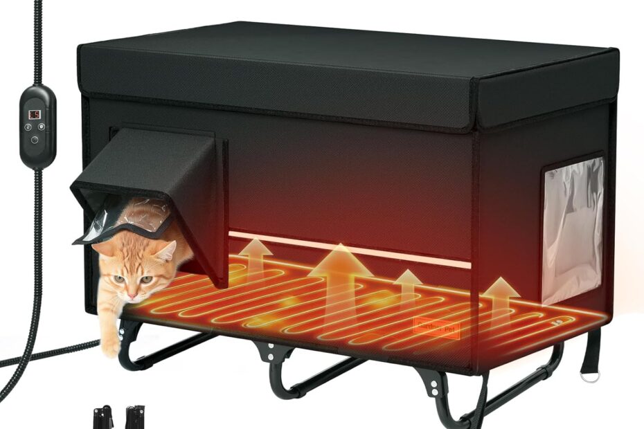 The Ultimate Outdoor Cat Haven: Review of the X-Large Heated Collapsible Cat House
