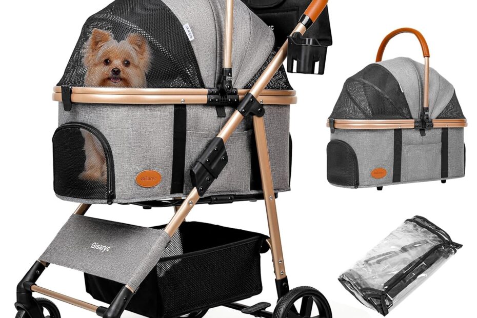 The Ultimate Pet Adventure: A Review of the 3-in-1 Dog Cat Stroller for Small and Medium Pets